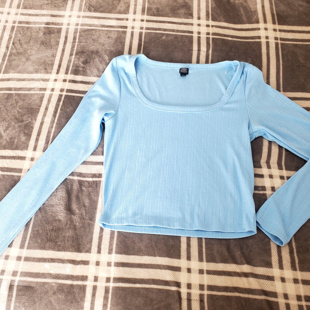 Wild Fable Light Blue Women's Top
